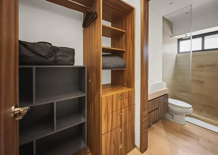 23-gh3 2 Bedroom 2.5 Baths Private Patio Roma Norte Apartment