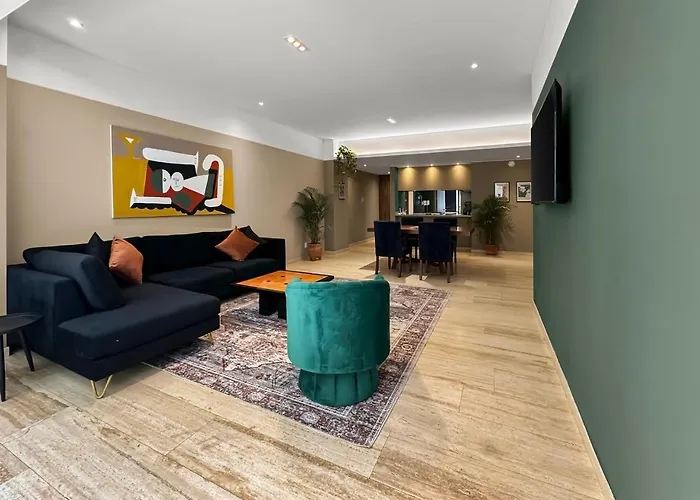 23-gh3 2 Bedroom 2.5 Baths Private Patio Roma Norte Apartment