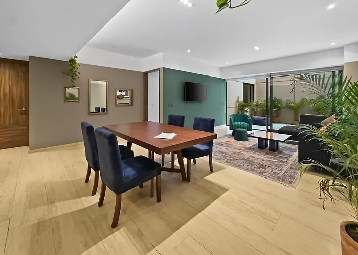 Apartment 23-gh3 2 Bedroom 2.5 Baths Private Patio Roma Norte Mexico City