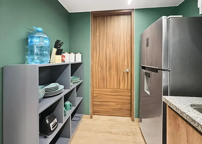 23-gh3 2 Bedroom 2.5 Baths Private Patio Roma Norte * Mexico City