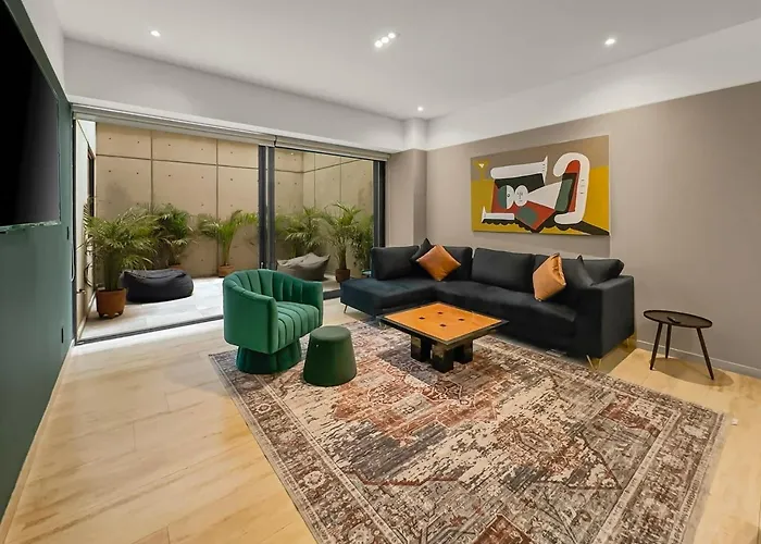 23-gh3 2 Bedroom 2.5 Baths Private Patio Roma Norte