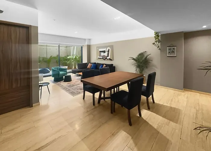 Apartment 23-gh3 2 Bedroom 2.5 Baths Private Patio Roma Norte Mexico City