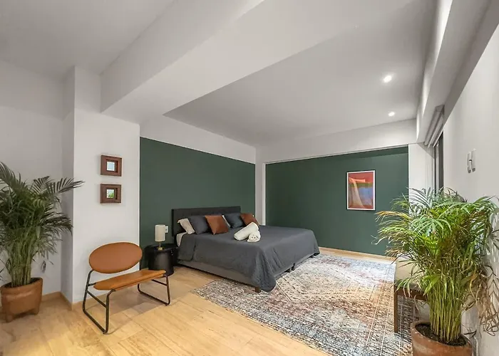 23-gh3 2 Bedroom 2.5 Baths Private Patio Roma Norte *