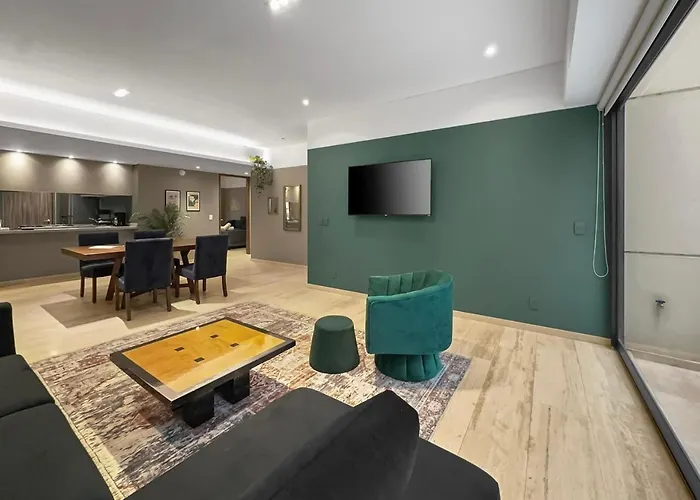 23-gh3 2 Bedroom 2.5 Baths Private Patio Roma Norte Mexico City