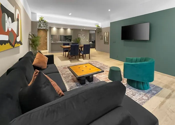 Apartment 23-gh3 2 Bedroom 2.5 Baths Private Patio Roma Norte *