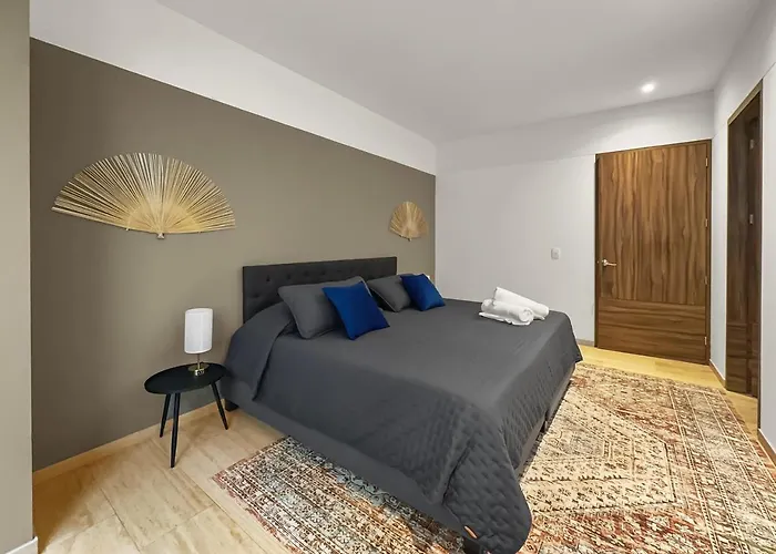 Apartment 23-gh3 2 Bedroom 2.5 Baths Private Patio Roma Norte *